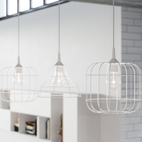 Pendant Lamp CELTA White - Modern Design | Industrial Art | Elegant Lighting