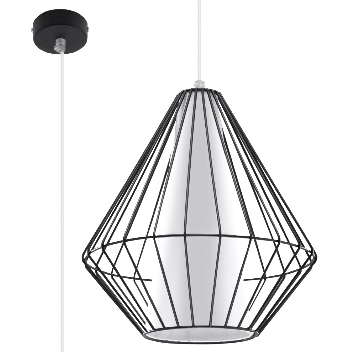 DEMI Black Pendant Lamp - Modern and Industrial Style | Shop Now