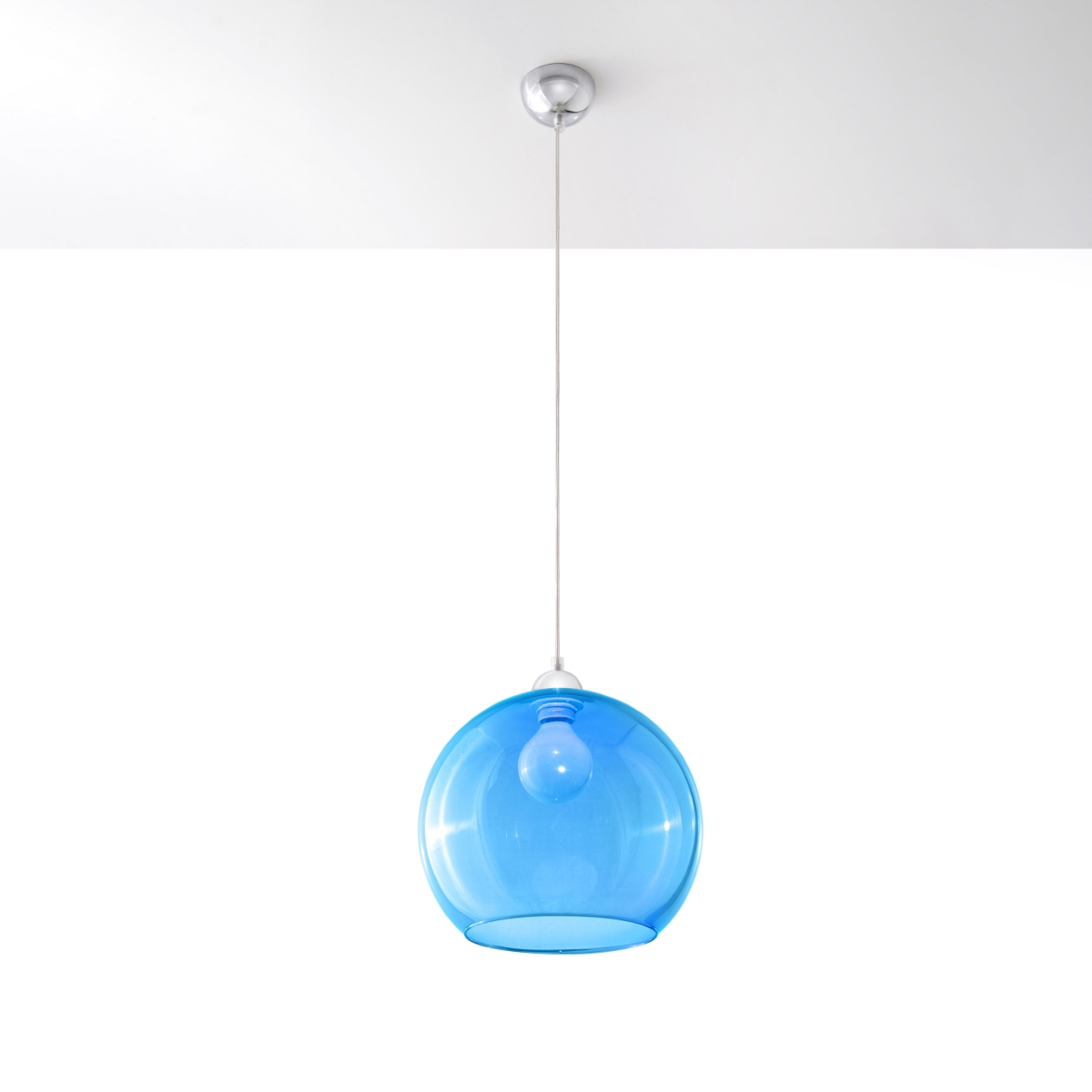 Modern Pendant Lamp BALL Blue - Contemporary Elegance for Minimalist and Industrial Interiors