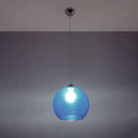 Modern Pendant Lamp BALL Blue - Contemporary Elegance for Minimalist and Industrial Interiors