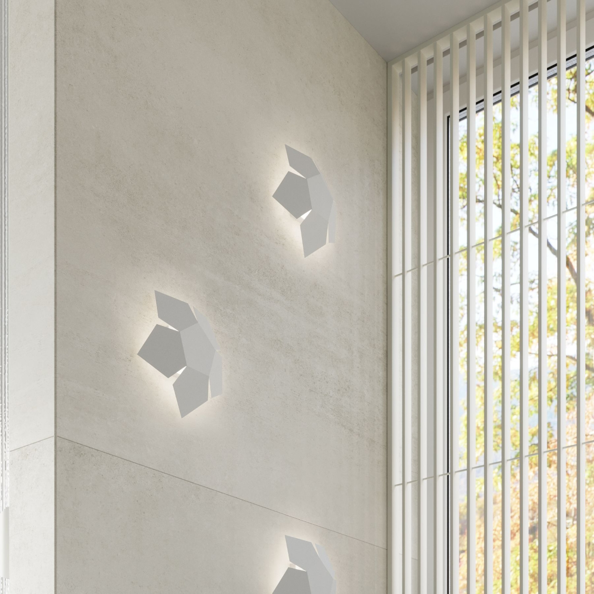 Elevate Your Space with the Wall Lamp PENTA White - Stylish and Elegant Design