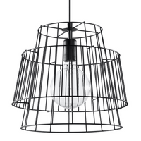 Stylish Pendant Lamp GATE in Black | Illuminate Your Space