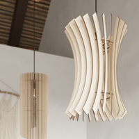 Pendant Lamp ALEXIA Wood - Stylish and Cosy Lighting for Modern and Traditional Interiors