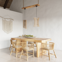 Stylish Pendant Lamp ORIANA Wood | Modern and Traditional Interiors