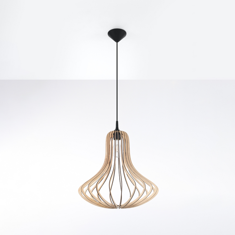 Stylish Pendant Lamp ELZA Wood | Modern and Traditional Interiors