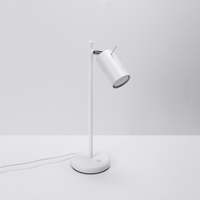 Modern Table Lamp RING in White | Adjustable Directional Lights