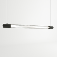 VALO Black Pendant Lamp - Sleek and Minimalist Industrial Design