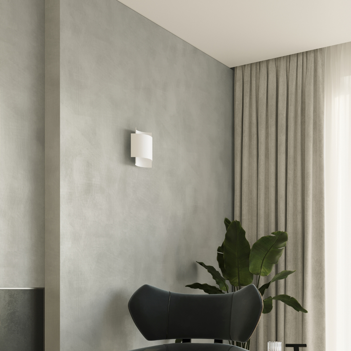 IMPACT White Wall Lamp - Unique and Modern Design - Illuminate Your Space in Style