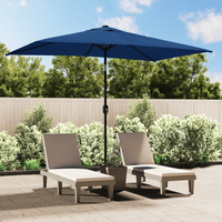 Outdoor Parasol with Metal Pole 300x200 cm Azure - High-Quality, UV Protective, and Easy to Clean