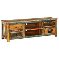 Reclaimed Wood TV Cabinet TV Stand - Stylish and Sustainable | Perfect for Living Room or Bedroom