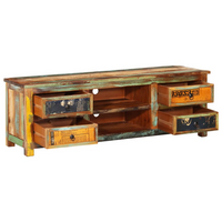 Reclaimed Wood TV Cabinet TV Stand - Stylish and Sustainable | Perfect for Living Room or Bedroom