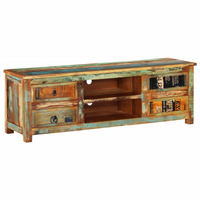 Reclaimed Wood TV Cabinet TV Stand - Stylish and Sustainable | Perfect for Living Room or Bedroom