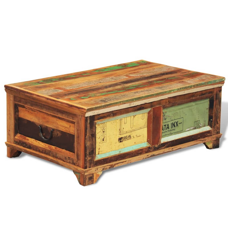 Coffee Table with Storage | Vintage Reclaimed Wood | Buy Online