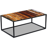 Coffee Table Solid Reclaimed Wood 100x60x40 cm