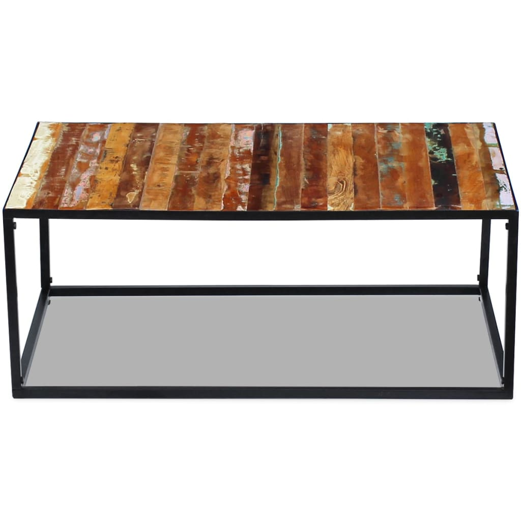 Coffee Table Solid Reclaimed Wood 100x60x40 cm