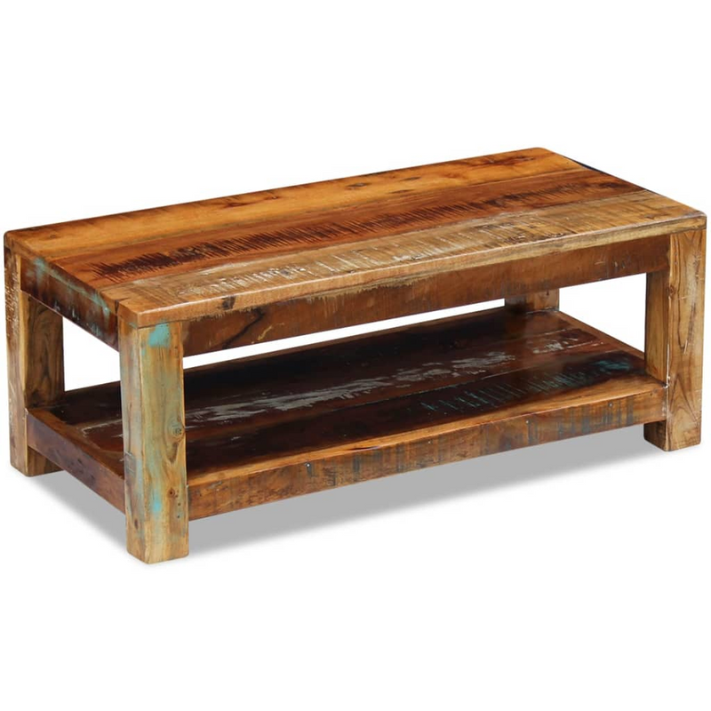 Coffee Table Solid Reclaimed Wood 90x45x35 cm - Unique and Durable Furniture