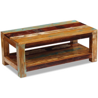 Coffee Table Solid Reclaimed Wood 90x45x35 cm - Unique and Durable Furniture