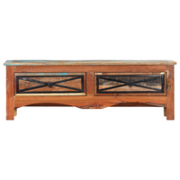 TV Cabinet 120x30x40 cm - Solid Reclaimed Wood, Trendy Design