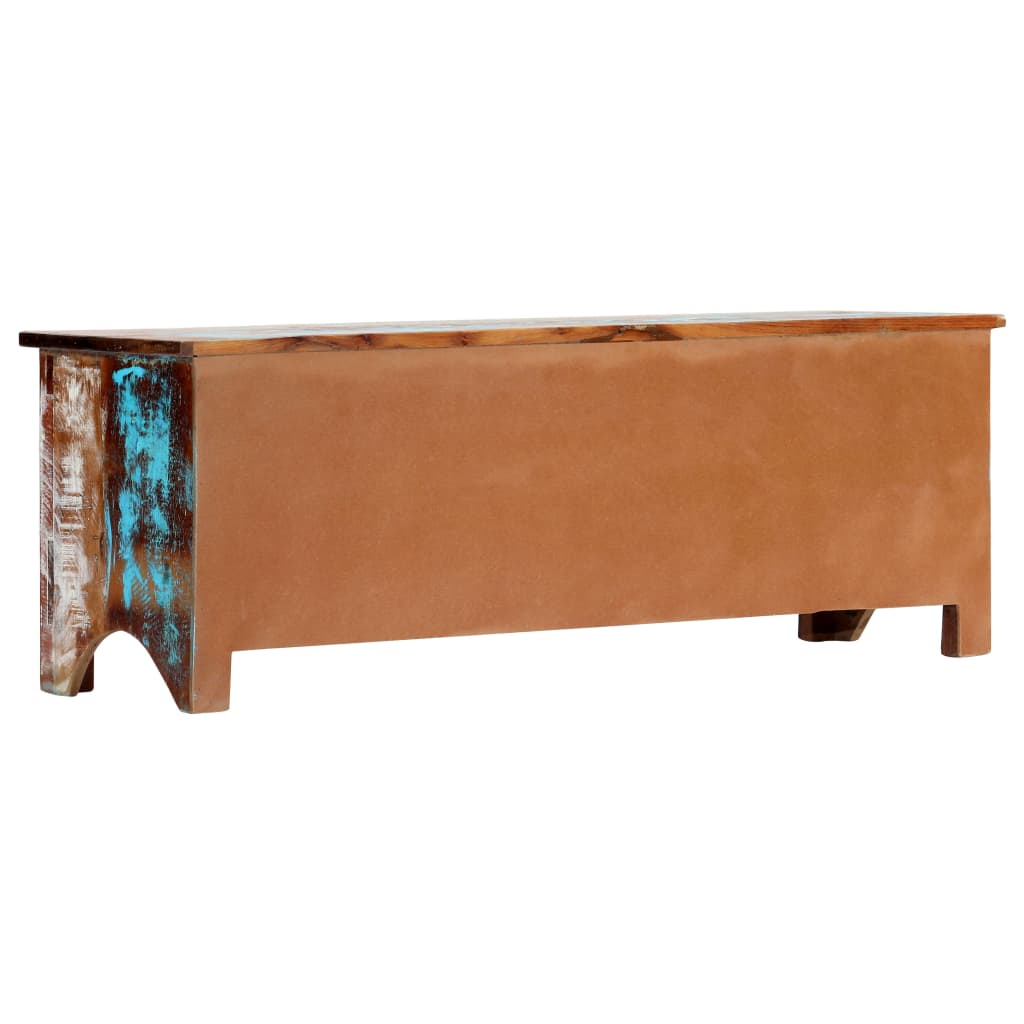 TV Cabinet 120x30x40 cm - Solid Reclaimed Wood, Trendy Design