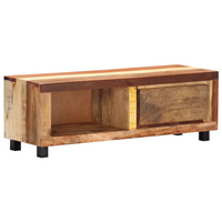 TV Cabinet - Solid Reclaimed Wood - 100x30x33 cm