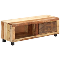 TV Cabinet - Solid Reclaimed Wood - 100x30x33 cm