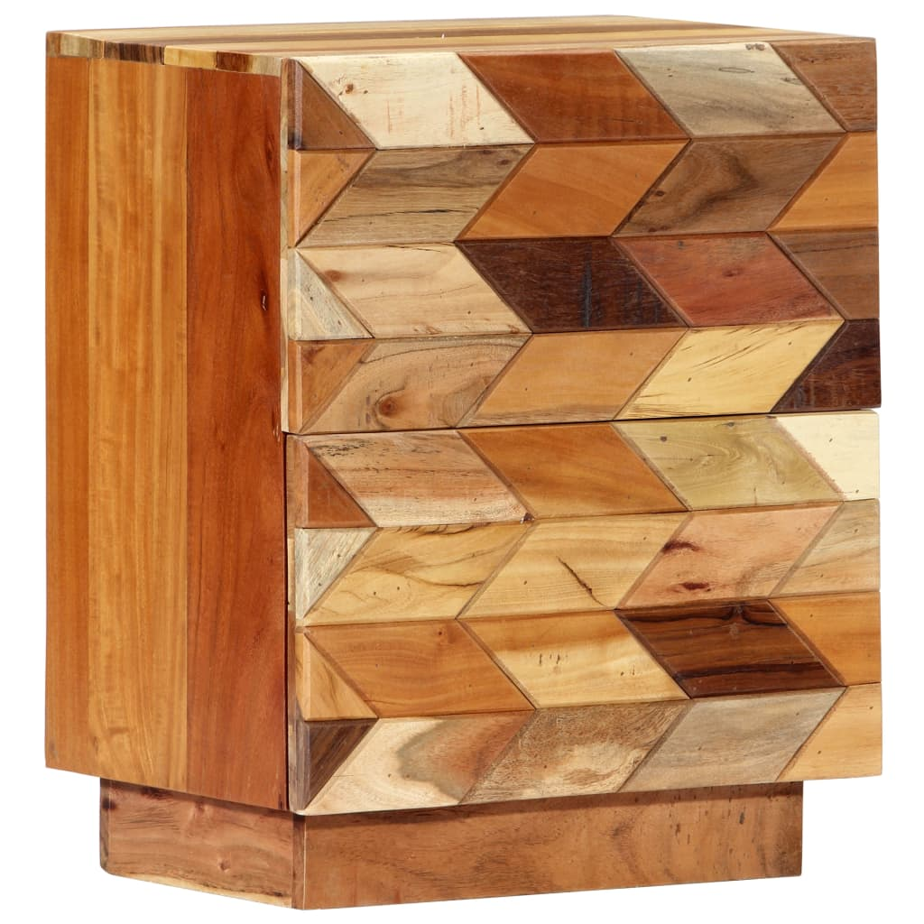 Bedside Cabinet 40x30x50 cm - Solid Reclaimed Wood