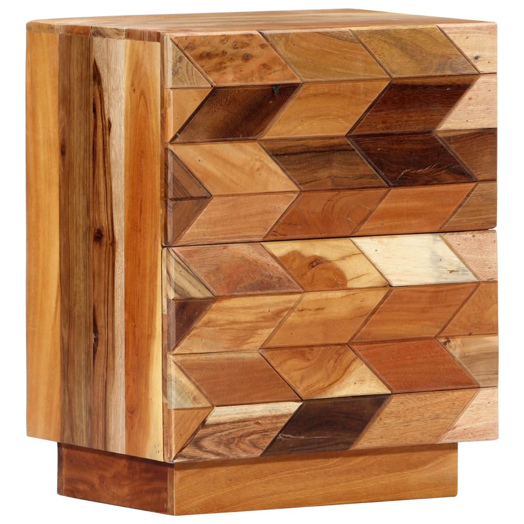 Bedside Cabinet 40x30x50 cm - Solid Reclaimed Wood