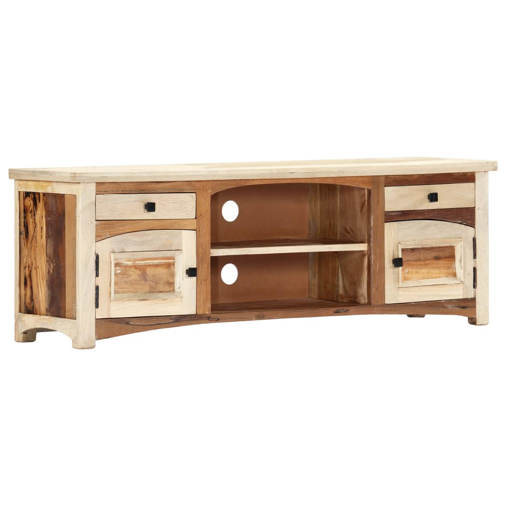 TV Cabinet 120x30x40 cm | Solid Reclaimed Wood