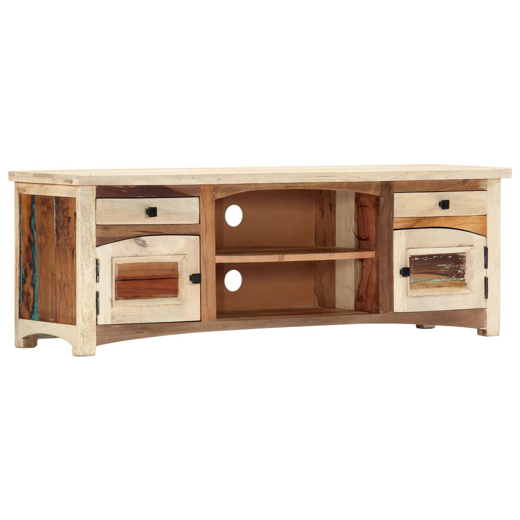 TV Cabinet 120x30x40 cm | Solid Reclaimed Wood