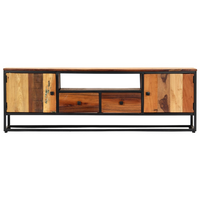 TV Cabinet - Solid Reclaimed Wood and Steel