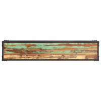 TV Cabinet 150x30x40 cm - Solid Reclaimed Wood | Rustic Style