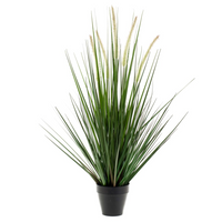 Emerald Artificial Grass Alopecurus in Pot 70 cm - Lifelike Green Decorative Plant