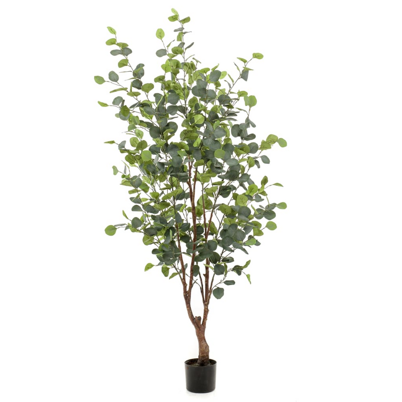 Emerald Artificial Eucalyptus Tree in Pot - 140 cm | Lifelike and Easy to Maintain