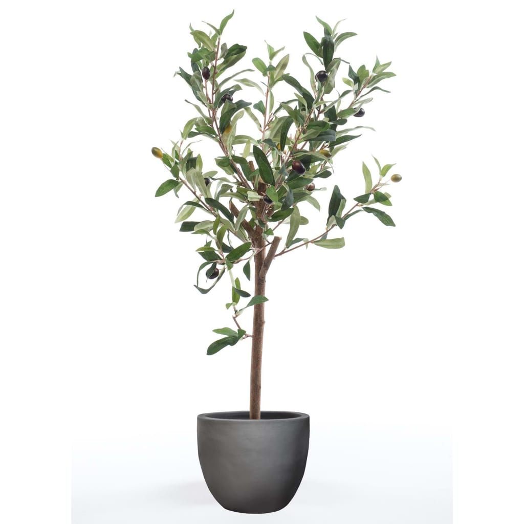 Emerald Artificial Olive Mini Tree 65 cm - Realistic Indoor Decoration