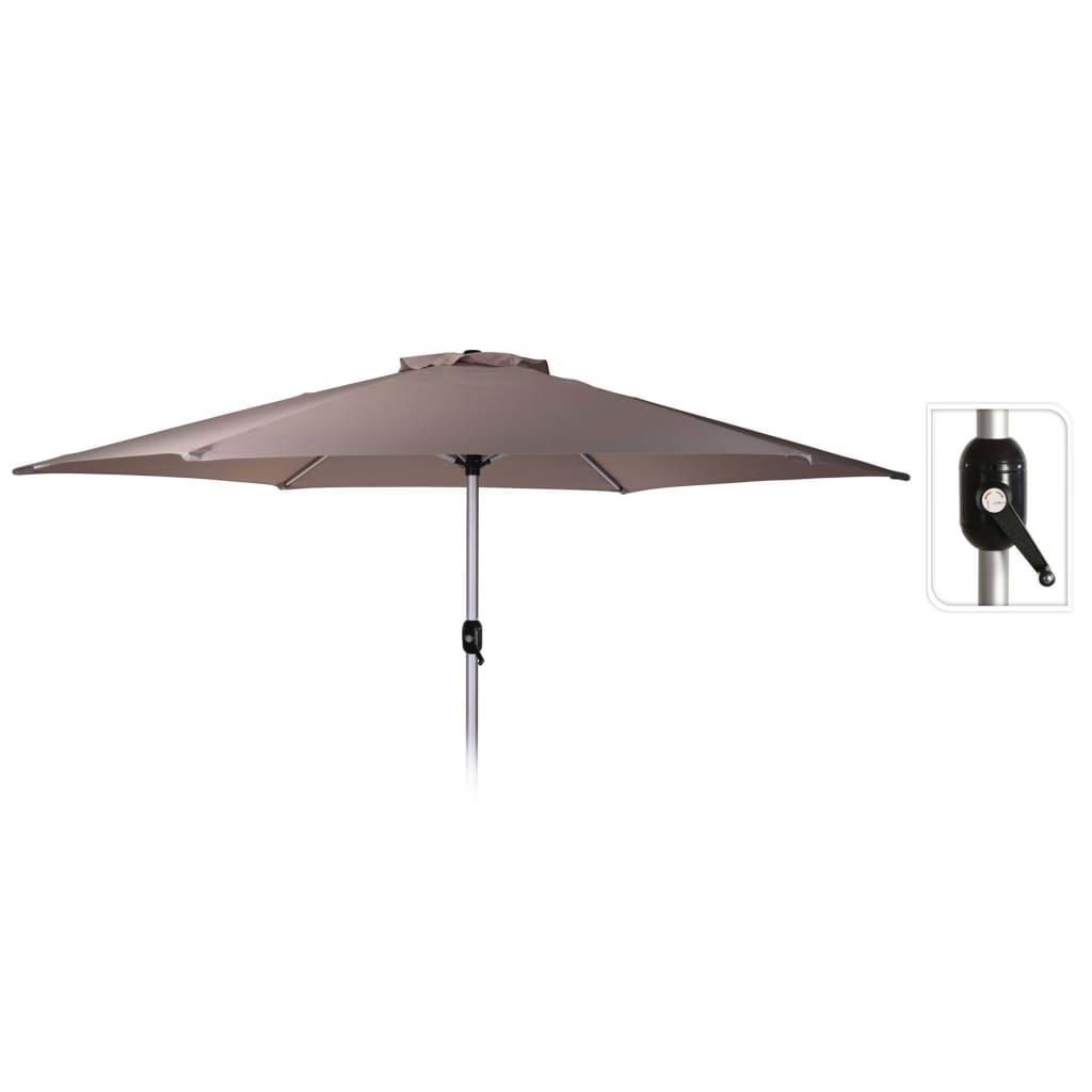 ProGarden Parasol Mardi 270 cm Taupe - Sun Protection for Your Outdoor Living Space