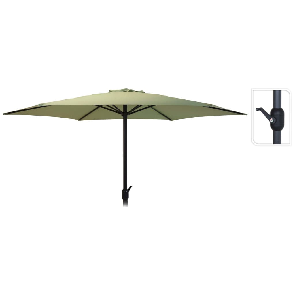 ProGarden Parasol Monica 270 cm Green - Shade and Rain Protection