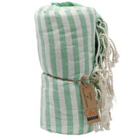 Cotton Pario Towel - 100x180 cm - Picnic Green | Lightweight & Fast Drying