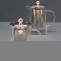 Glass Infuser Teapot - Tower Shape - 750ml | Elegant Tea Brewer