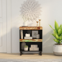 Side Cabinet 60x33x75 cm Solid Wood Reclaimed - Spacious Storage and Sturdy Design