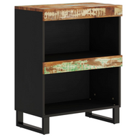 Side Cabinet 60x33x75 cm Solid Wood Reclaimed - Spacious Storage and Sturdy Design