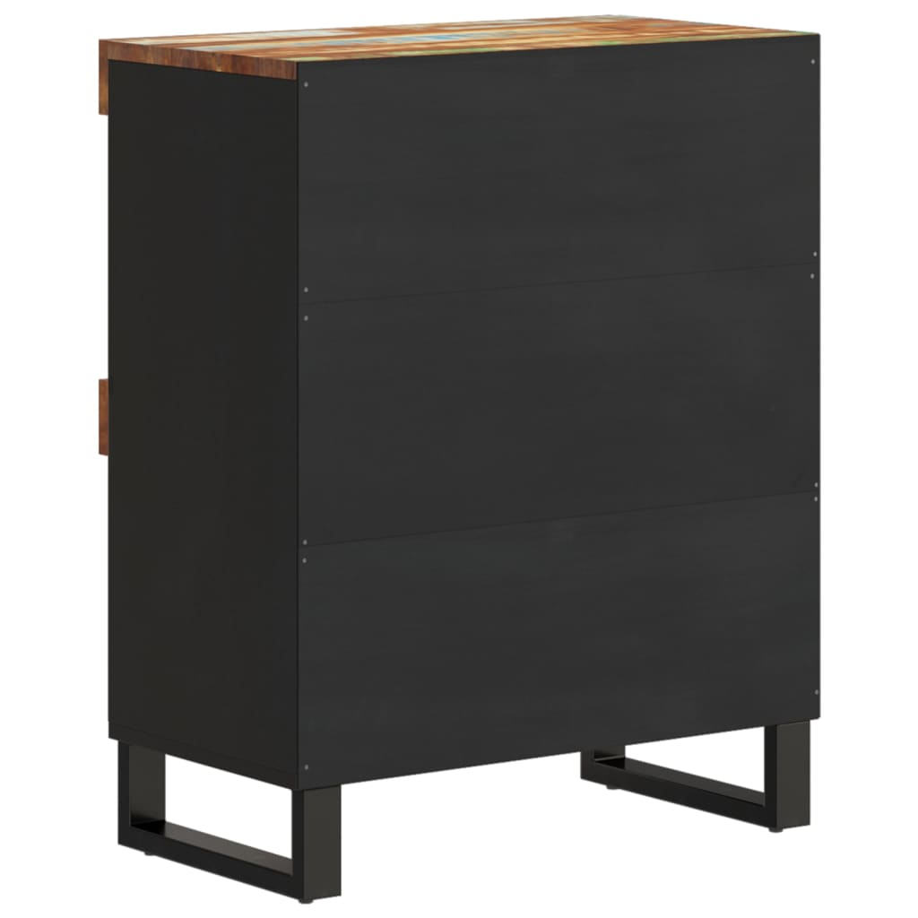 Side Cabinet 60x33x75 cm Solid Wood Reclaimed - Spacious Storage and Sturdy Design