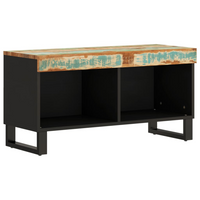 TV Cabinet 85x33x43.5 cm Solid Wood Reclaimed - Industrial Charm, Spacious Storage, Sturdy Top