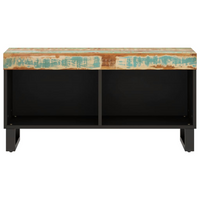 TV Cabinet 85x33x43.5 cm Solid Wood Reclaimed - Industrial Charm, Spacious Storage, Sturdy Top