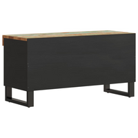 TV Cabinet 85x33x43.5 cm Solid Wood Reclaimed - Industrial Charm, Spacious Storage, Sturdy Top