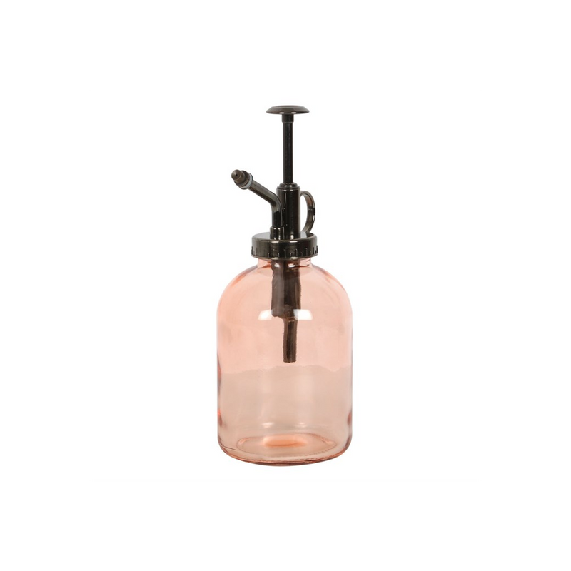 Pink Minimalist Glass Plant Mister - Stylish Indoor Plant Sprayer