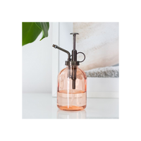 Pink Minimalist Glass Plant Mister - Stylish Indoor Plant Sprayer