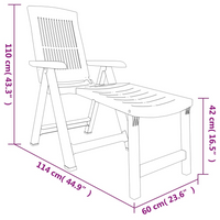 Sun Lounger White Plastic - Comfortable Outdoor Lounger