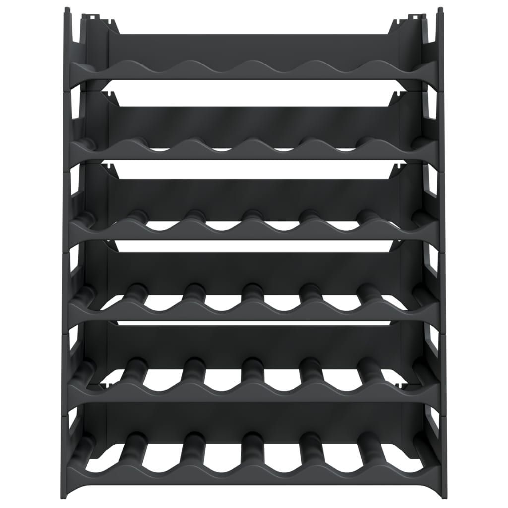 Wine Rack for 36 Bottles - Stackable Wine Shelf for Stylish Wine Storage