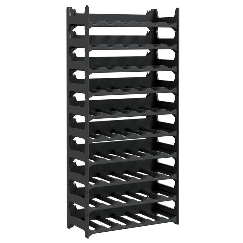 Wine Rack for 60 Bottles - Stackable, PP Material