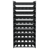 Wine Rack for 60 Bottles - Stackable, PP Material